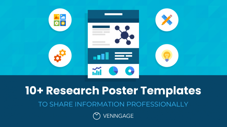 Venngage research poster template blog header
